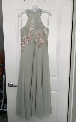 Green Size 8 Straight Dress on Queenly