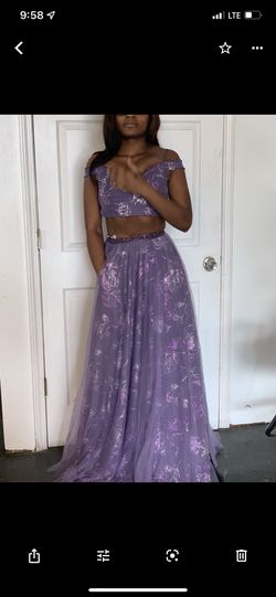 Purple Size 2 A-line Dress on Queenly