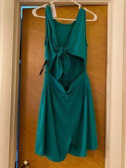 New York and Company Green Size 2 70 Off Floor Length Jumpsuit Dress on Queenly