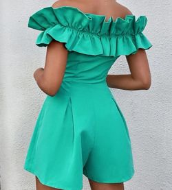 Green Size 2 Jumpsuit Dress on Queenly