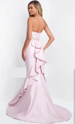 Blush Prom Pink Size 2 Military Free Shipping Mermaid Dress on Queenly