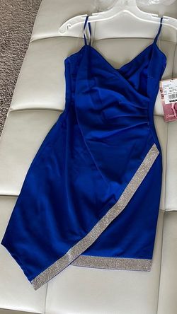 Emerald Sundae Blue Size 4 Midi Cocktail Dress on Queenly