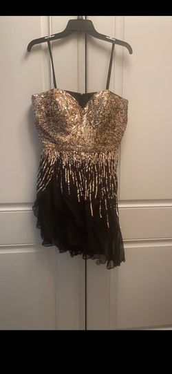 Sherri Hill Black Tie Size 18 Jewelled Plus Size A-line Dress on Queenly
