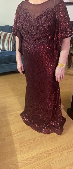 Red Size 16 Mermaid Dress on Queenly
