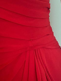 Alfred Angelo Red Size 14 Homecoming 50 Off Midi Cocktail Dress on Queenly