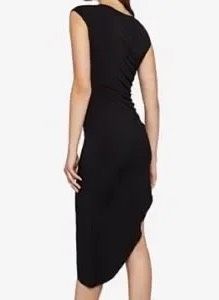 BCBG Black Size 4 Cap Sleeve Cocktail Dress on Queenly