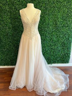 Essence collection Nude Size 8 Prom 50 Off A-line Dress on Queenly