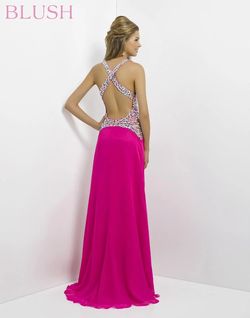 Style 9708 Blush Prom Pink Size 8 Floor Length A-line Dress on Queenly