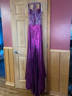 Purple Size 10 Mermaid Dress on Queenly