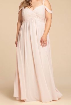 Hayley Paige Occasions Pink Size 18 Sweetheart Floor Length A-line Dress on Queenly