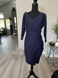 Alex evenings Blue Size 10 Euphoria Cocktail Dress on Queenly