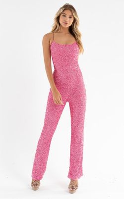 Style Kinsley Pink Size 4 Jumpsuit Dress on Queenly