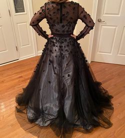 Bicici & Coty Black Size 2 Lace Bridgerton Ball gown on Queenly