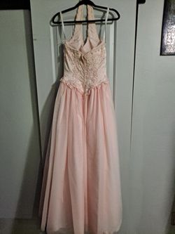 Mary's Pink Size 6 Fitted Ball gown on Queenly