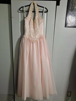 Mary's Pink Size 6 Floor Length Black Tie Ball gown on Queenly