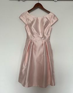 Alfred Sung Pink Size 2 Mini Military Flare A-line Dress on Queenly