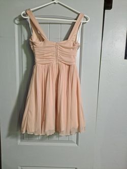 B. Darlin Nude Size 6.0 Floor Length Cocktail Dress on Queenly