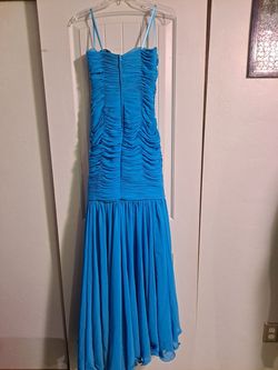 Blue Size 8.0 Mermaid Dress on Queenly