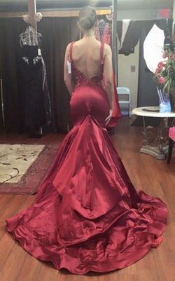 Sherri Hill Red Size 2 Medium Height Floor Length 50 Off Mermaid Dress on Queenly