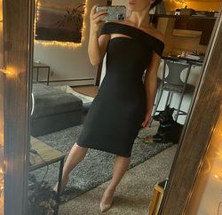 Bella Barnett Black Size 2 Euphoria Interview Cocktail Dress on Queenly