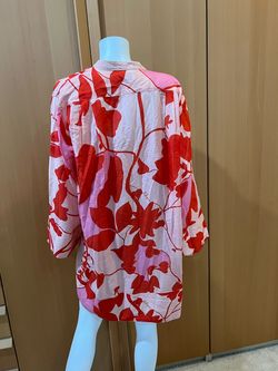 La Ligne Pink Size 8 Sleeves Polyester Print A-line Dress on Queenly