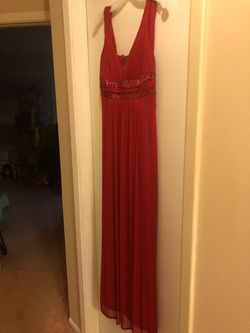 Red Size 10 A-line Dress on Queenly