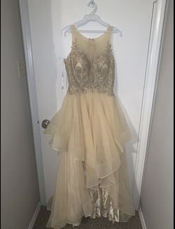 Nude Size 8 Train Dress on Queenly