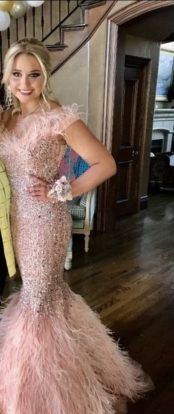 Terani Couture Pink Size 6 70 Off Prom Straight Dress on Queenly