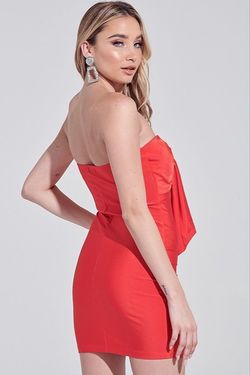 Style IBD96307 Blue Blush Red Size 10 Tall Height Cocktail Dress on Queenly