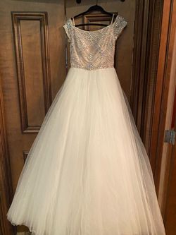 Sherri Hill White Size 6 Free Shipping Pageant 70 Off Ball gown on Queenly