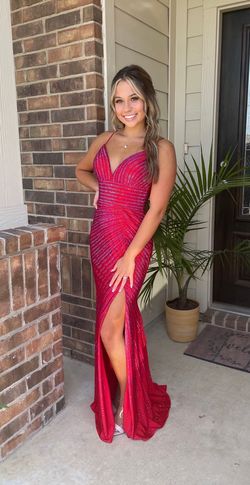 Sherri Hill Red Size 2 Mini Straight Dress on Queenly