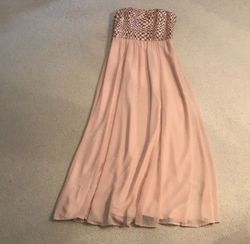 Lauren Ralph Lauren Pink Size 2 Beaded Top Sequined Straight Dress on Queenly