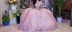 Style PR12263 Princesa by Ariana Vera Multicolor Size 2 Shiny Floor Length Tulle Quinceañera Ball gown on Queenly