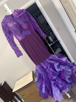 Purple Size 32 Ball gown on Queenly
