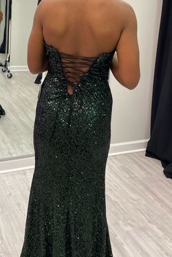 Green Size 2 Side slit Dress on Queenly