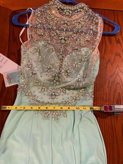 Alyce Paris Blue Size 00 Prom Tall Height A-line Dress on Queenly
