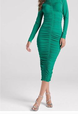 Venus Green Size 18 Euphoria Midi Cocktail Dress on Queenly