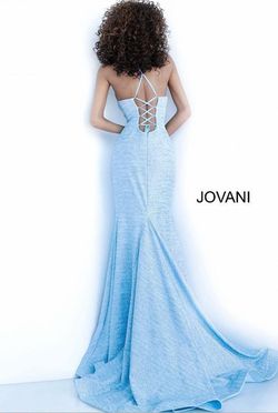 Jovani White Size 4 Corset Pageant Floor Length Gala Prom Ball gown on Queenly