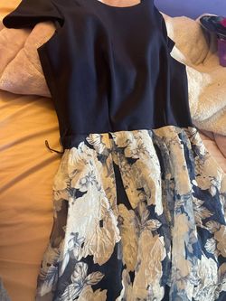 B. Darlin Blue Size 12 A-line Dress on Queenly