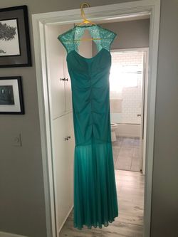 Xscape Blue Size 4 50 Off 70 Off Mermaid Dress on Queenly