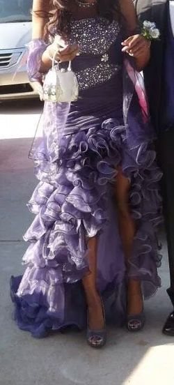 Royal Queen collection Purple Size 10 Prom Ball gown on Queenly