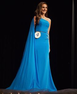 Gregory Ellenburg Blue Size 2 Straight Dress on Queenly