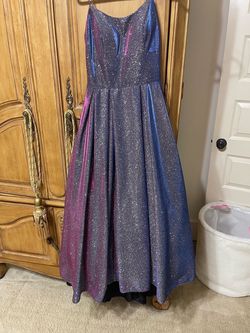 betsy & adam Multicolor Size 0 Betsy And Adam Floor Length Ball gown on Queenly