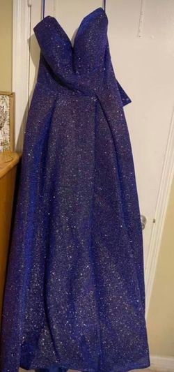 Cinderella divine Blue Size 12 Corset Ball gown on Queenly