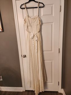 Torrid White Size 16.0 Floor Length Lace A-line Dress on Queenly