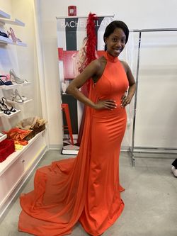 Sherri Hill Orange Size 0 Pageant Prom Straight Dress on Queenly