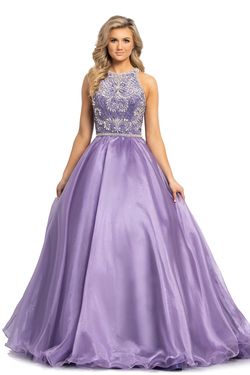 Johnathan Kayne Purple Size 2 Floor Length Ball gown on Queenly
