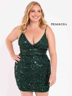 Style Tanya Primavera Green Size 16 Midi Emerald Cocktail Dress on Queenly