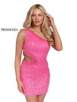 Style 3882 Primavera Pink Size 0 Floor Length Cocktail Dress on Queenly