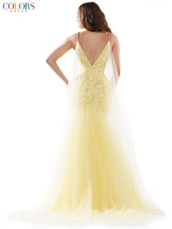 Style Isabelle Colors Yellow Size 8 Tulle Prom Black Tie A-line Dress on Queenly